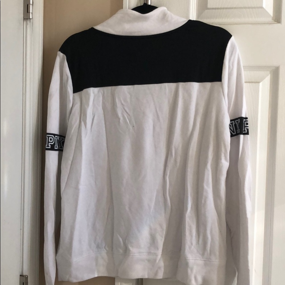Victoria’s Secret PINK line half zip crew neck - Picture 3 of 3
